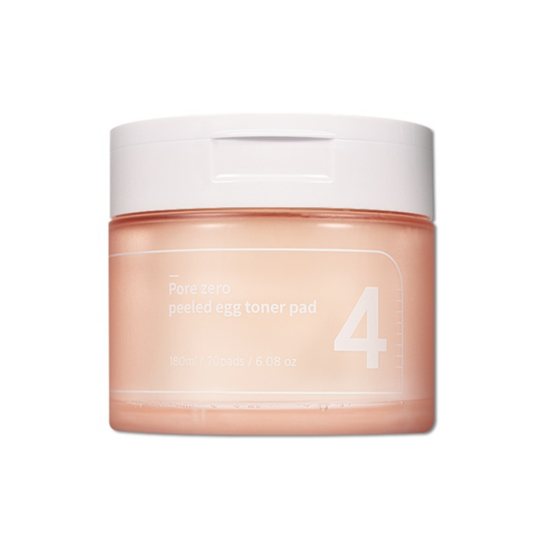 NUMBUZIN No. 4 Pore Zero Peeled Egg Toner Pad sejas spilventiņi