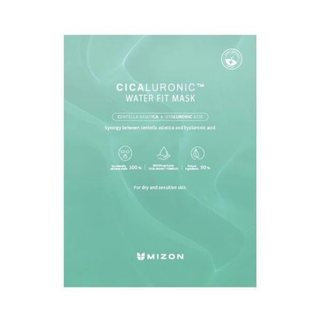 MIZON Cicaluronic Water Fit Mask loksnīšu sejas maska