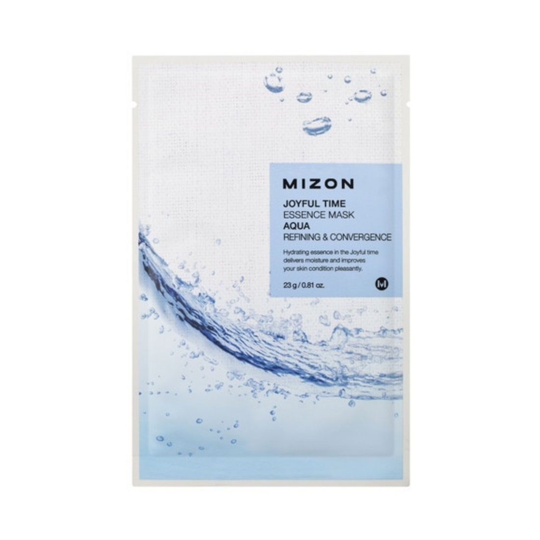 MIZON Joyful Time Essence Mask Aqua loksnīšu sejas maska