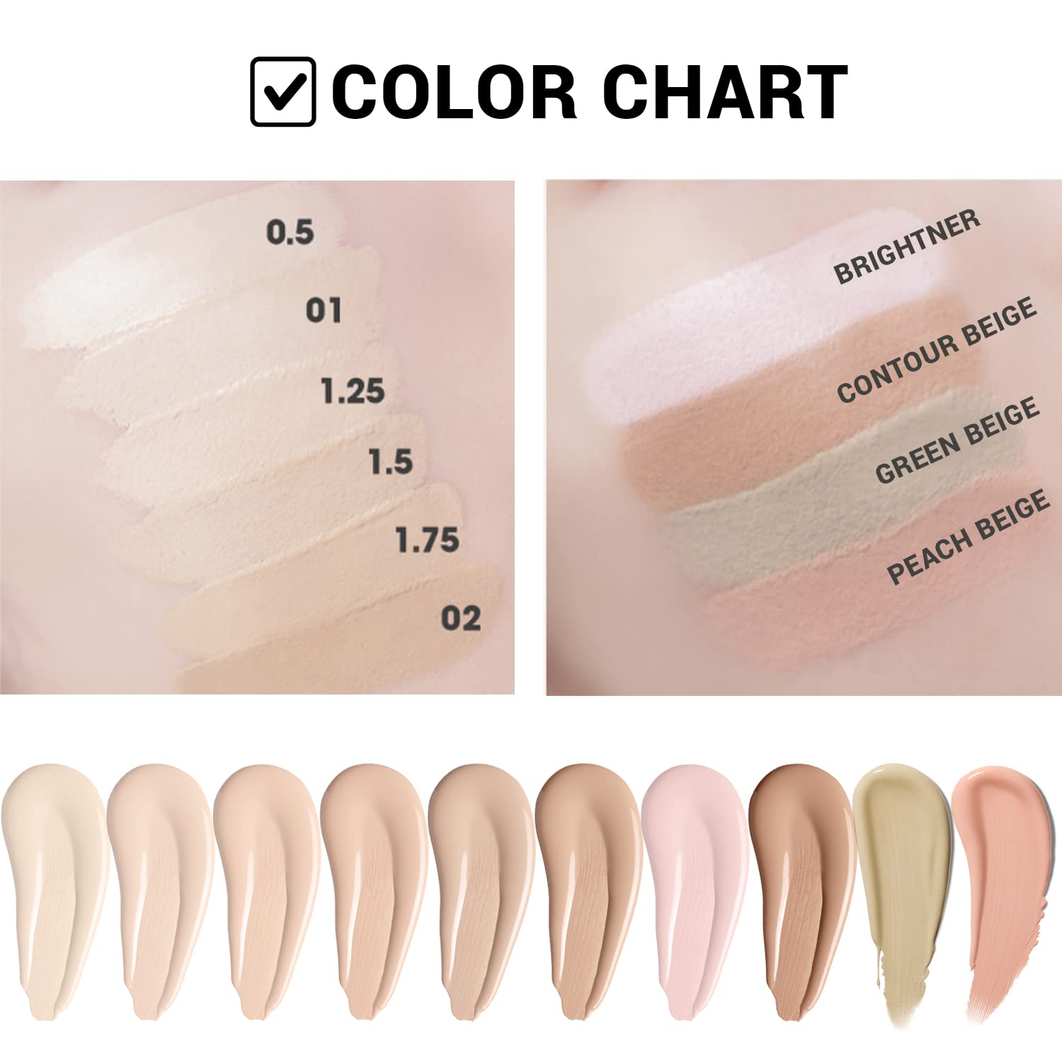 The Saem Cover Perfection Tip Concealer maskavimo priemonė (įvairių spalvų)