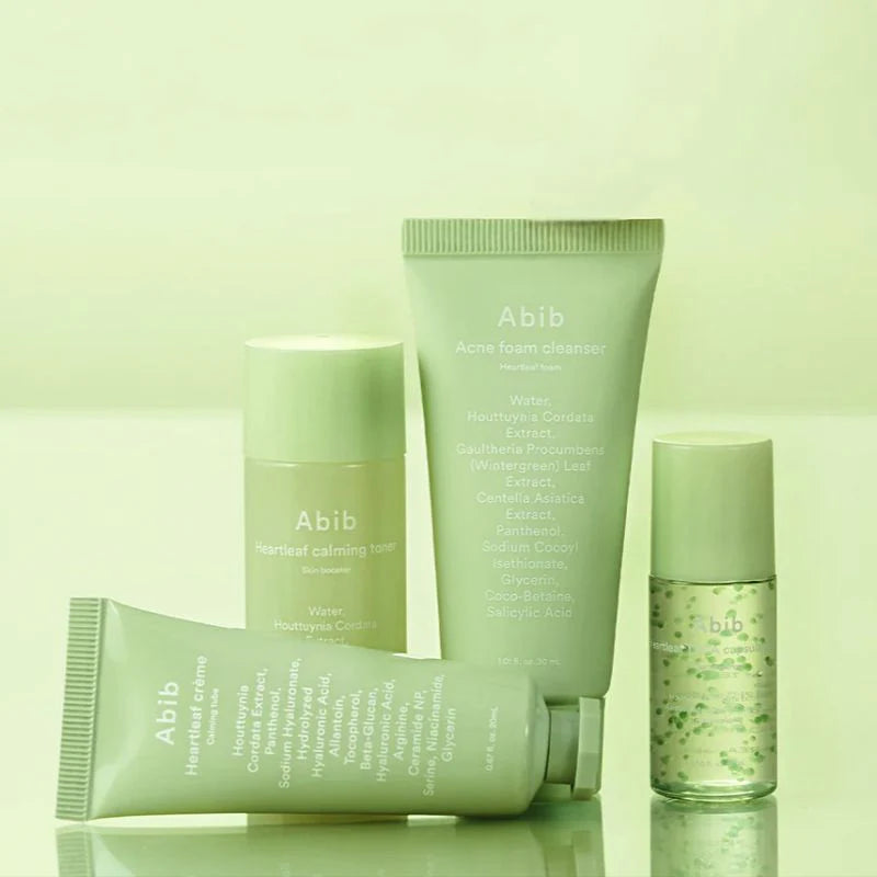 ABIB Heartleaf Calming Trial Kit kelioninio dydžio rinkinys