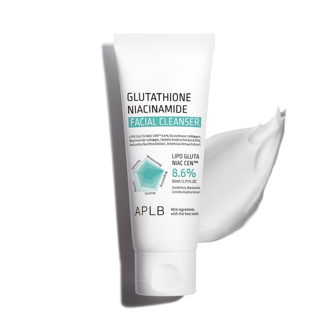 APLB Glutathione Niacinamide Facial Cleanser veido prausiklis