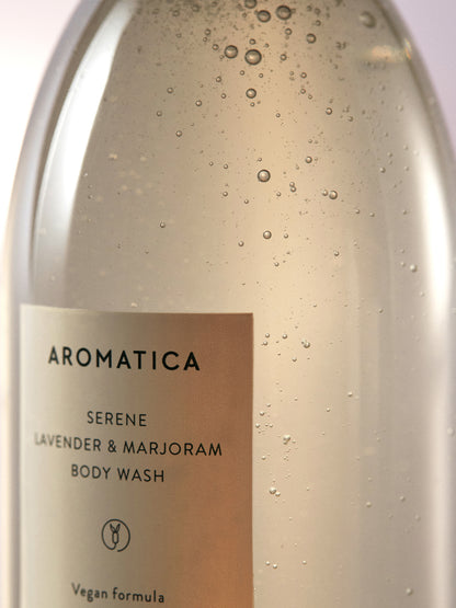 AROMATICA Serene Body Wash Lavender &amp; Marjoram kūno prausiklis