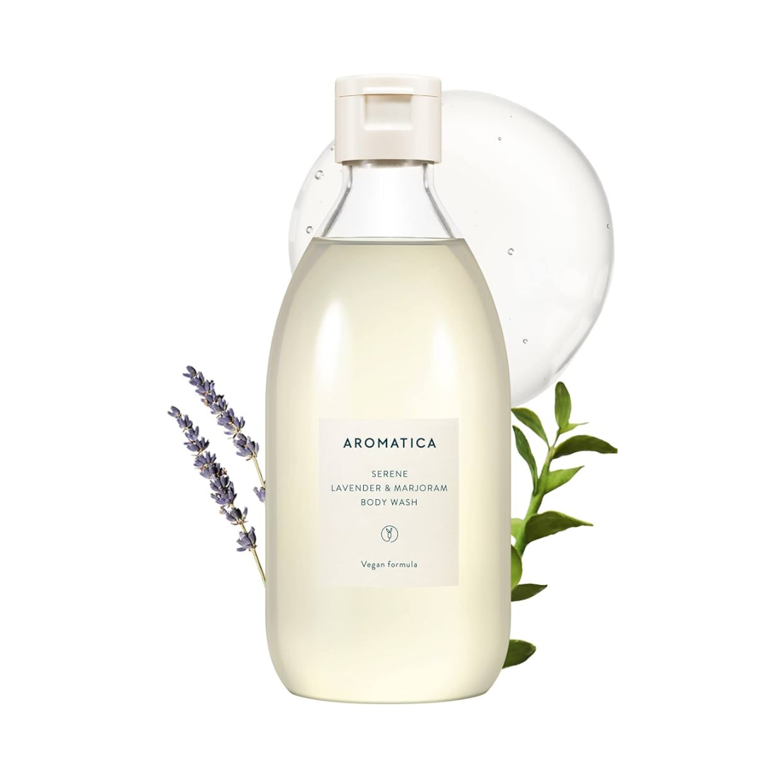 AROMATICA Serene Body Wash Lavender &amp; Marjoram kūno prausiklis