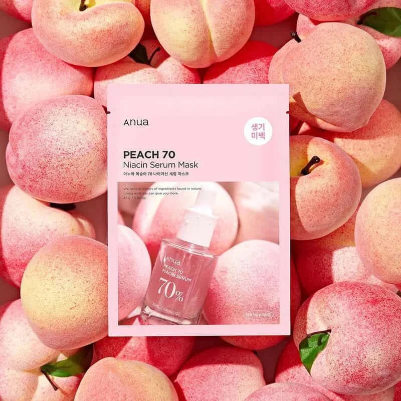 Anua Peach 70 Niacin Serum Mask lakštinė veido kaukė