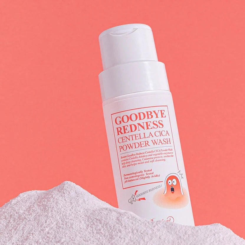 BENTON Goodbye Redness Centella Cica Powder Wash veido prausiklis