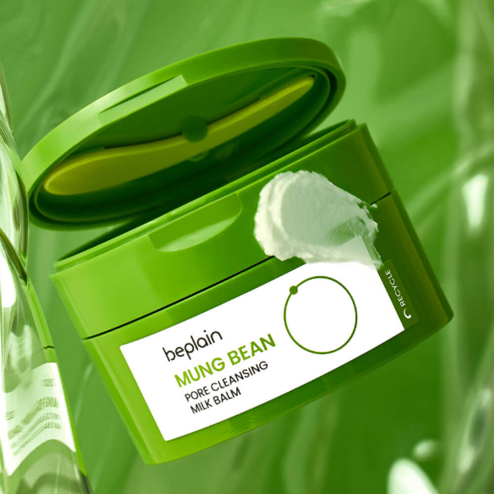 BEPLAIN Mung Bean Pore Cleansing Milk Balm valomasis veido balzamas