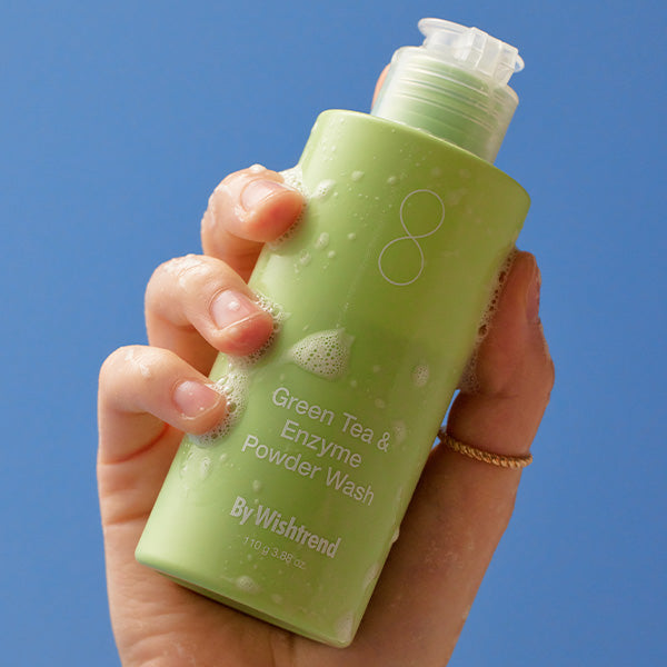 By Wishtrend Green Tea &amp; Enzyme Powder Wash enziminis veido prausiklis