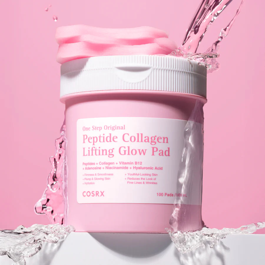 COSRX One Step Original Peptide Collagen Lifting Glow Pad veido padeliai