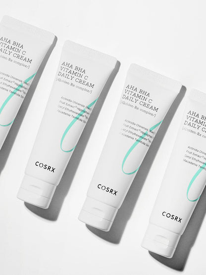 COSRX Refresh AHA BHA Vitamin C Daily Cream veido kremas