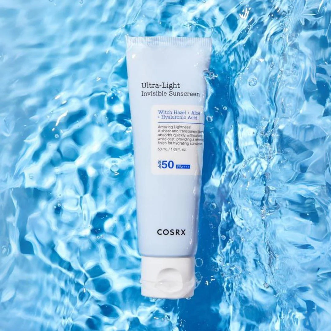 COSRX Ultra Light Invisible Sunscreen SPF50+ apsauginis kremas nuo saulės