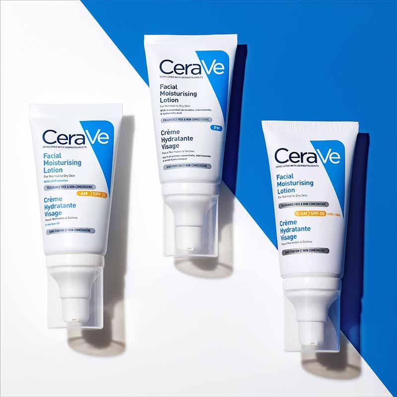 CeraVe Facial Moisturising Lotion SPF30 veido kremas su apsauga nuo saulės