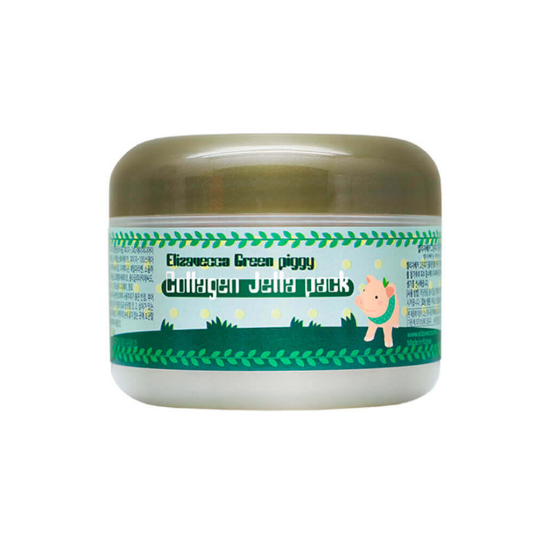 Elizavecca Green Piggy Collagen Jella Pack veido kaukė