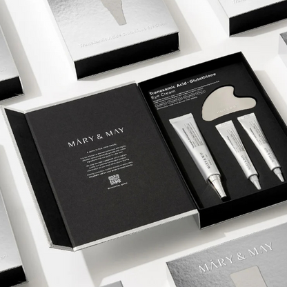 MARY&amp;MAY Tranexamic Acid+Glutathione Eye Cream Kit Set rinkinys