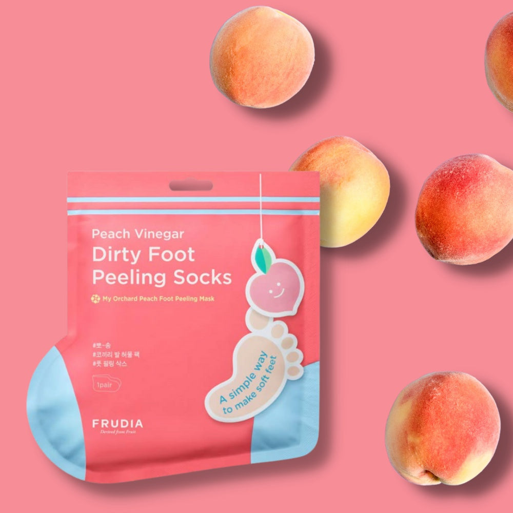 FRUDIA My Orchard Peach Foot Peeling Mask šveičiamoji pėdų kaukė