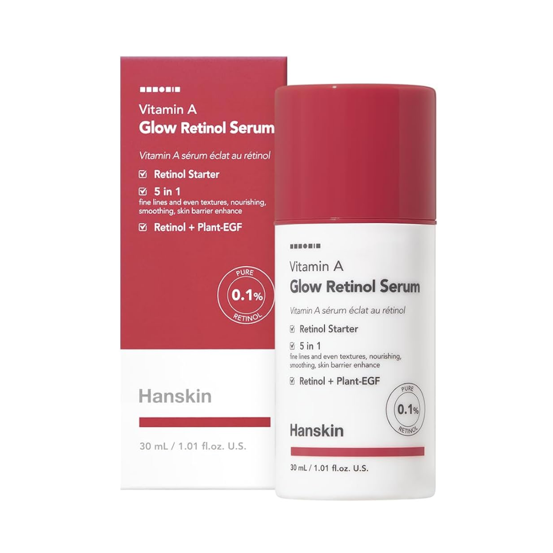 HANSKIN Vitamin A Glow Retinol Serum veido serumas