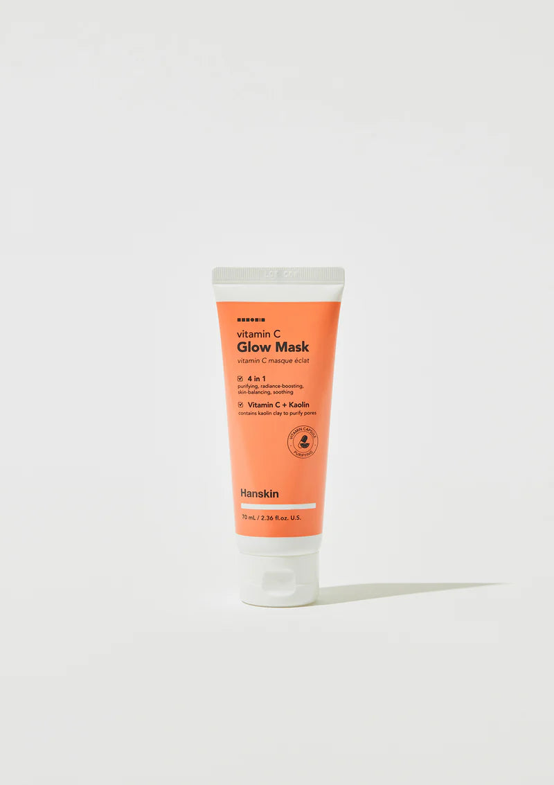 HANSKIN Vitamin C Glow Mask veido kaukė su vitaminu C