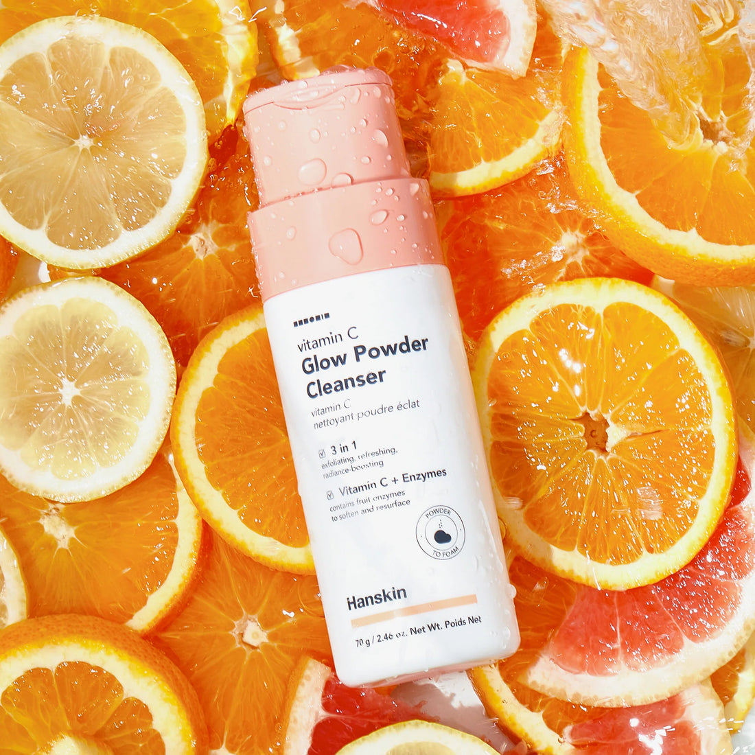 HANSKIN Vitamin C Glow Powder Cleanser enziminis prausiklis