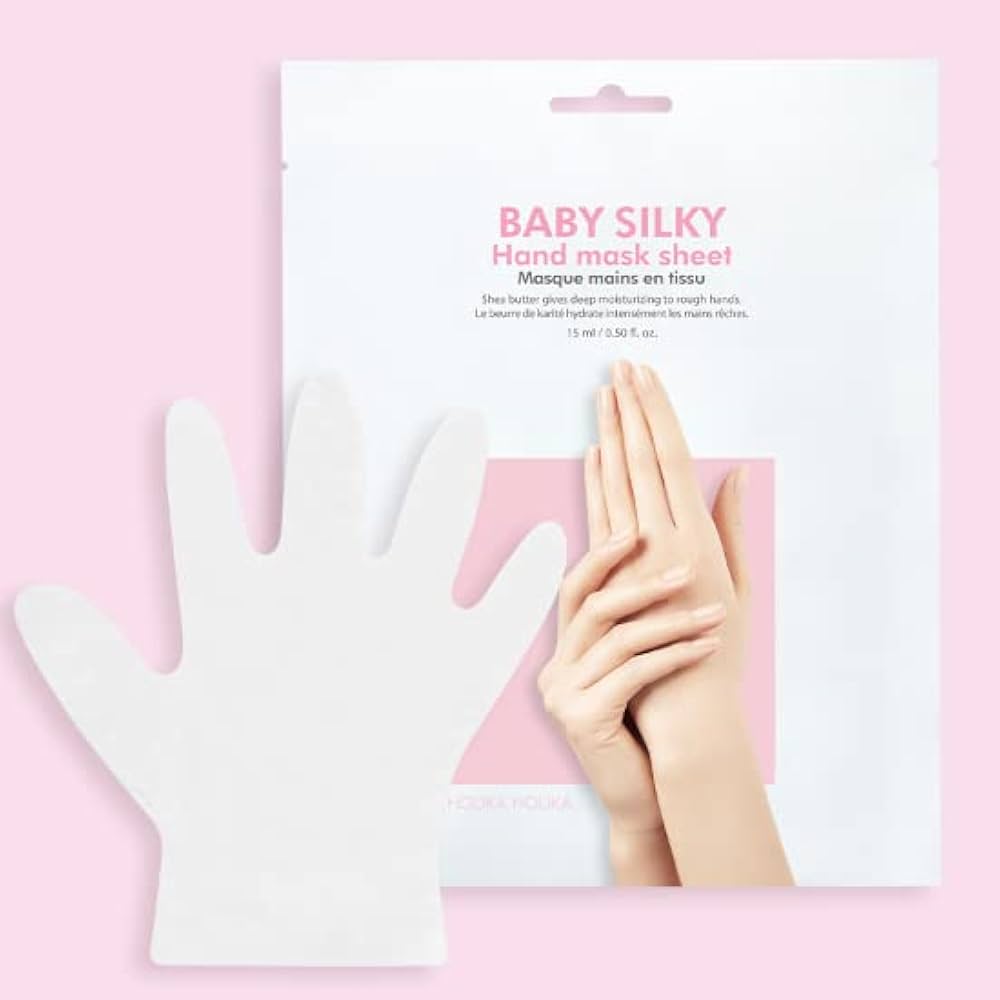 HOLIKA HOLIKA Baby Silky Hand Mask Sheet Rankų kaukė