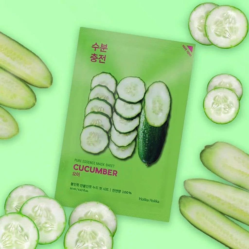 HOLIKA HOLIKA Lakštinė veido kaukė CUCUMBER