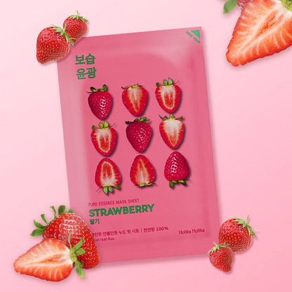 HOLIKA HOLIKA Lakštinė veido kaukė STRAWBERRY