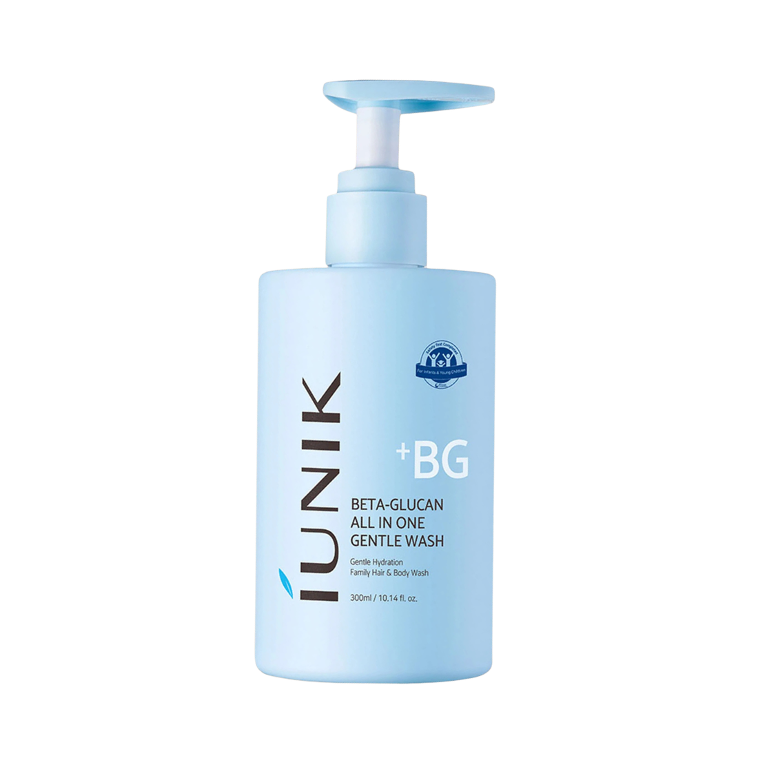 IUNIK Beta Glucan All In One Gentle Wash veido ir kūno prausiklis