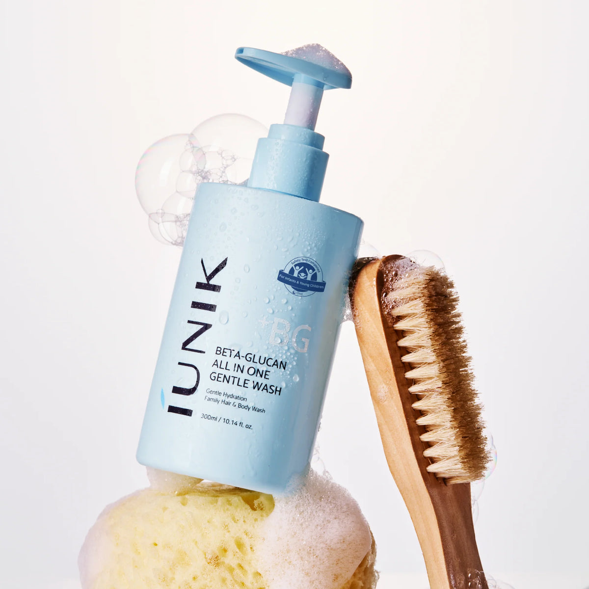 IUNIK Beta Glucan All In One Gentle Wash veido ir kūno prausiklis