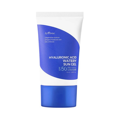 Isntree Hyaluronic Acid Watery Sun Gel SPF 50 apsauginis kremas nuo saulės