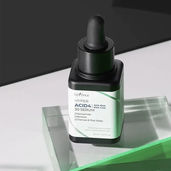 Isntree Hyper Acid 4 AHA BHA PHA LHA 30 Serum nuplaunamas veido serumas