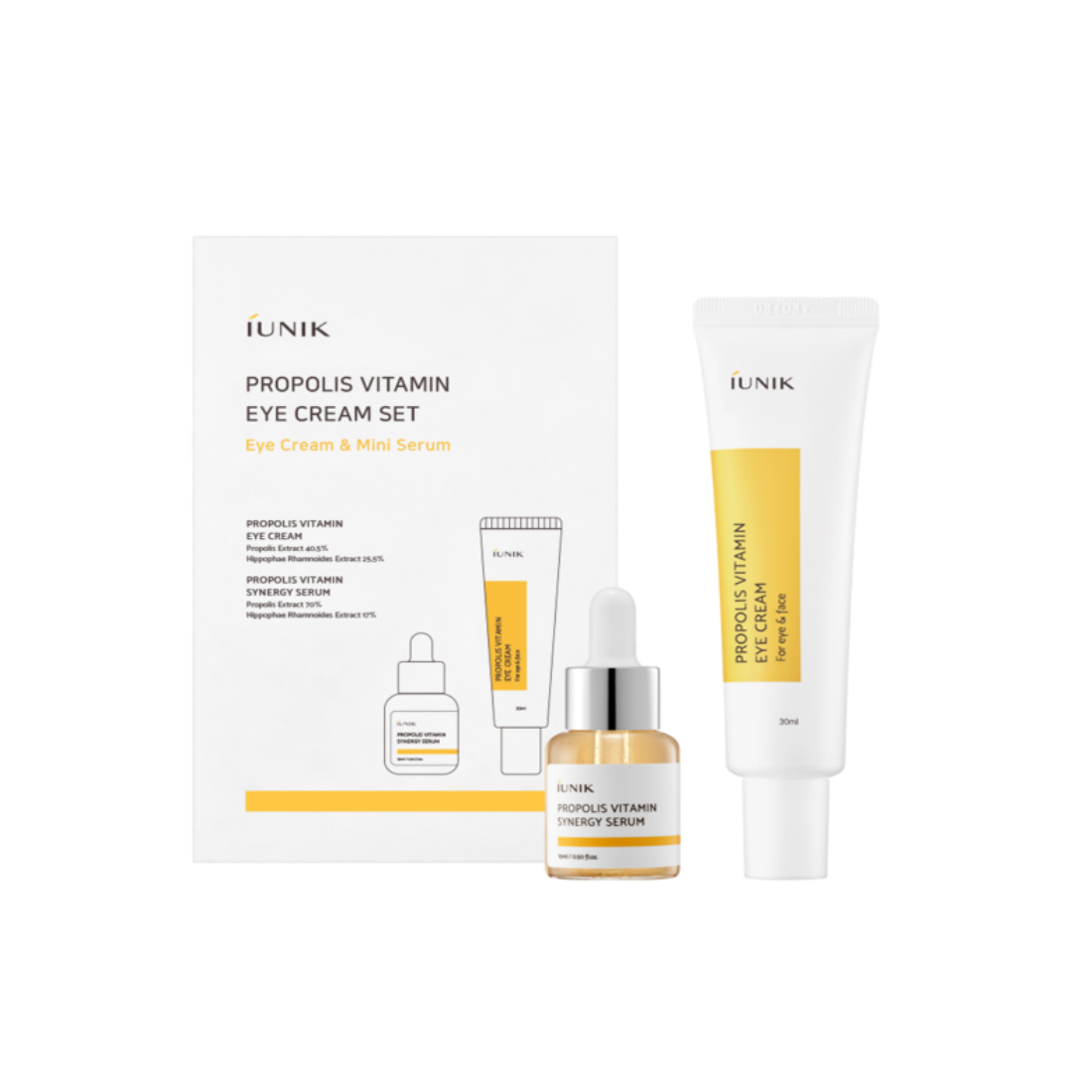 Iunik Propolis Vitamin Eye Cream Set rinkinys