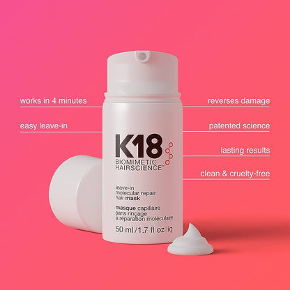 K18 Leave-in Molecular Repair Hair Mask plaukų kaukė