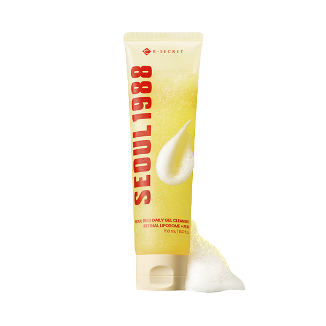 KSECRET SEOUL 1988 Daily Gel Cleanser : Retinal Liposome + Pear veido prausiklis