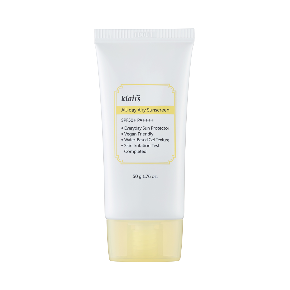 Klairs All-day Airy Sunscreen SPF50+ apsauginis kremas nuo saulės