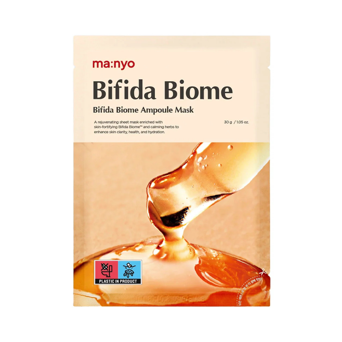MANYO Bifida Biome Ampoule Mask lakštinė veido kaukė