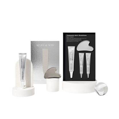 MARY&amp;MAY Tranexamic Acid+Glutathione Eye Cream Kit Set rinkinys