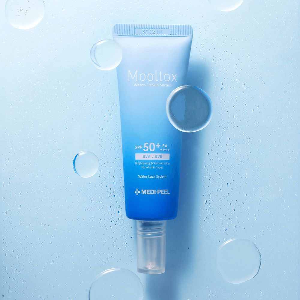 MEDI-PEEL Aqua Mooltox Water-Fit Sun Serum SPF 50+ apsauginė priemonė nuo saulės