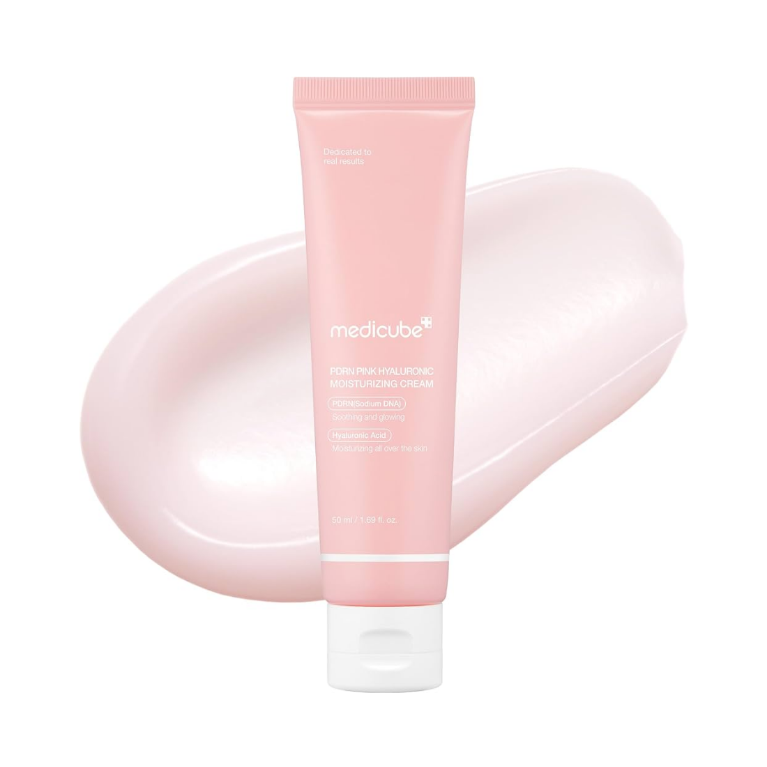 MEDICUBE PDRN Pink Hyaluronic Moisturizing Cream veido kremas