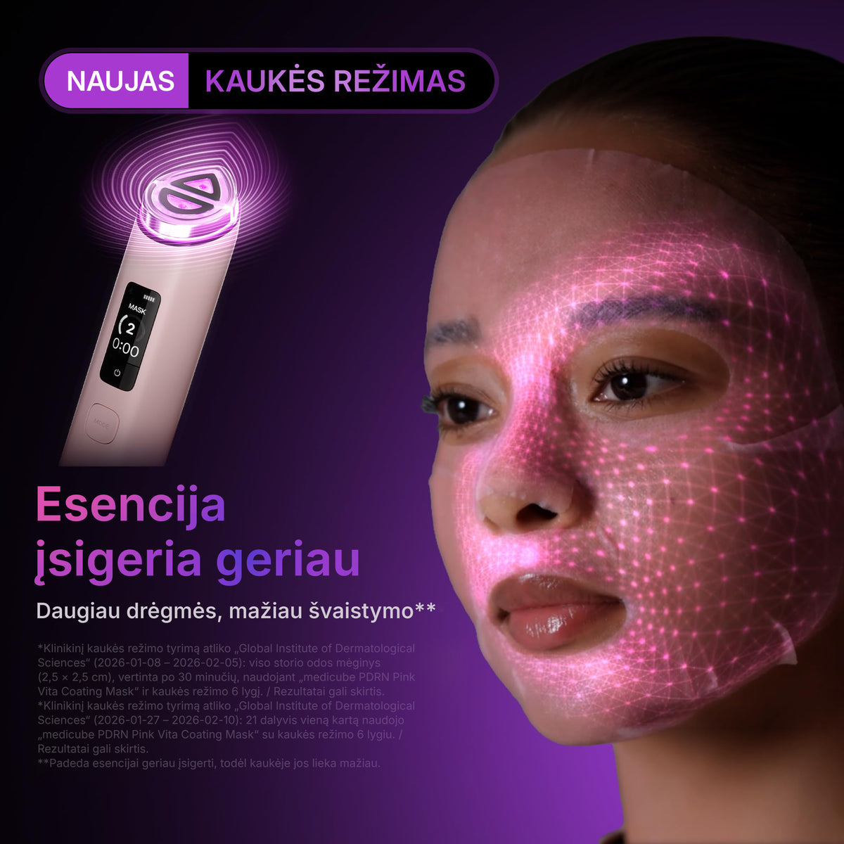 MEDICUBE AGE-R Booster Pro X2 veido priežiūros prietaisas