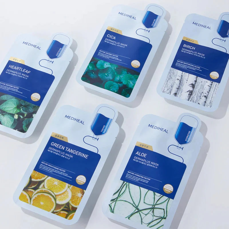 MEDIHEAL Dermaplus Aloe Mask lakštinė veido kaukė