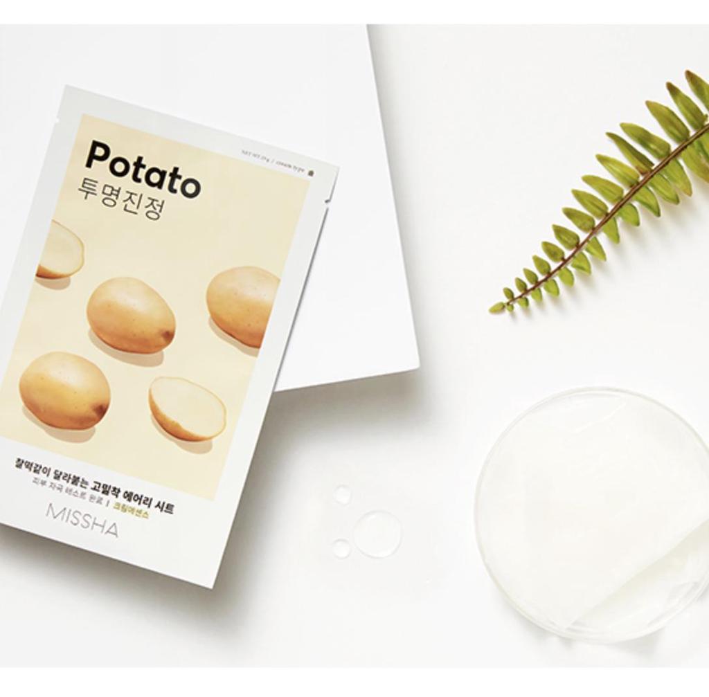 MISSHA Airy Fit Potato Sheet Mask lakštinė veido kaukė