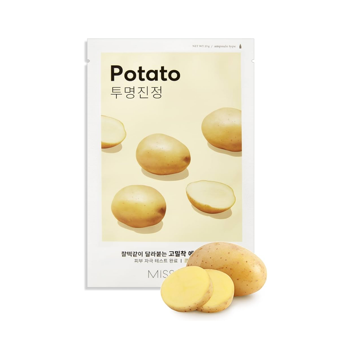 MISSHA Airy Fit Potato Sheet Mask lakštinė veido kaukė