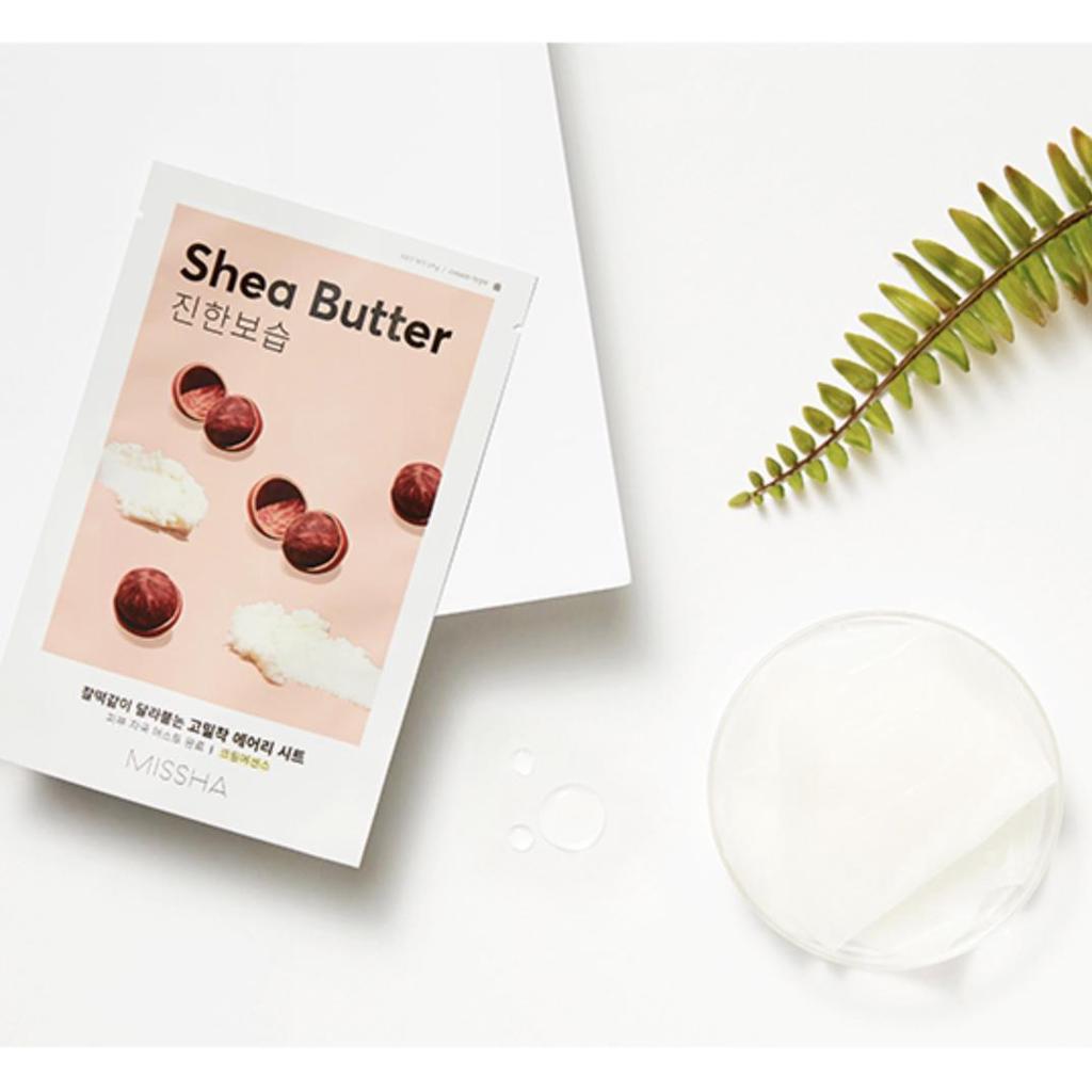 MISSHA Airy Fit Sheet Mask Shea Butter lakštinė veido kaukė