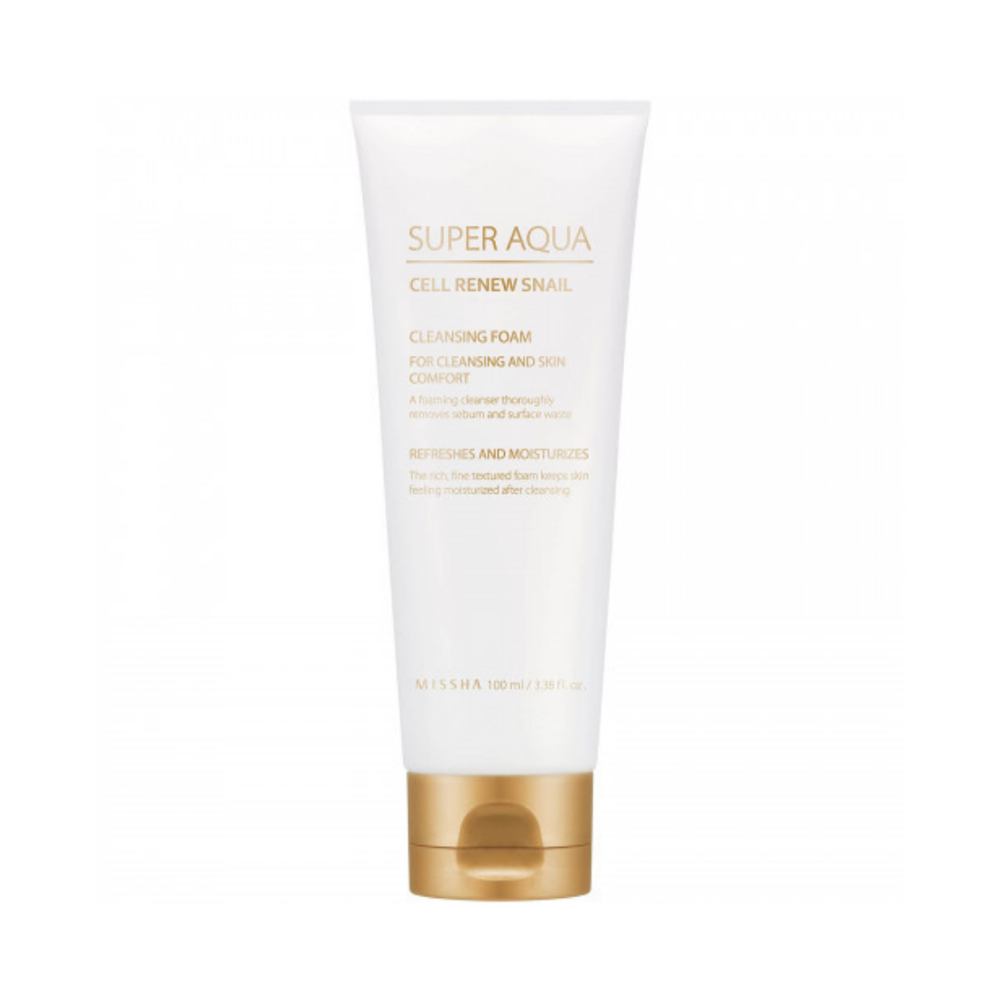 MISSHA Super Aqua Cell Renew Snail Cleansing Foam valomosios veido putos