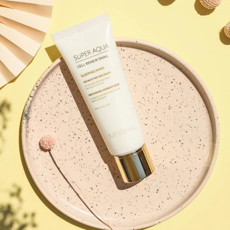 MISSHA Super Aqua Cell Renew Snail Sleeping Mask naktinė veido kaukė