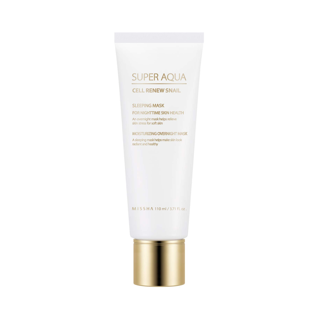 MISSHA Super Aqua Cell Renew Snail Sleeping Mask naktinė veido kaukė