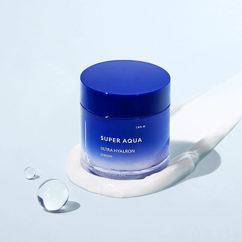 MISSHA Super Aqua Ultra Hyalron Cream stipriai drėkinantis veido kremas