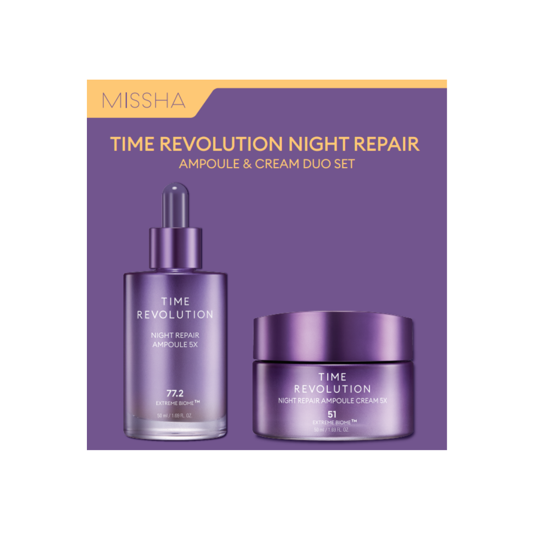 MISSHA Time Revolution Night Repair Duo Set rinkinys