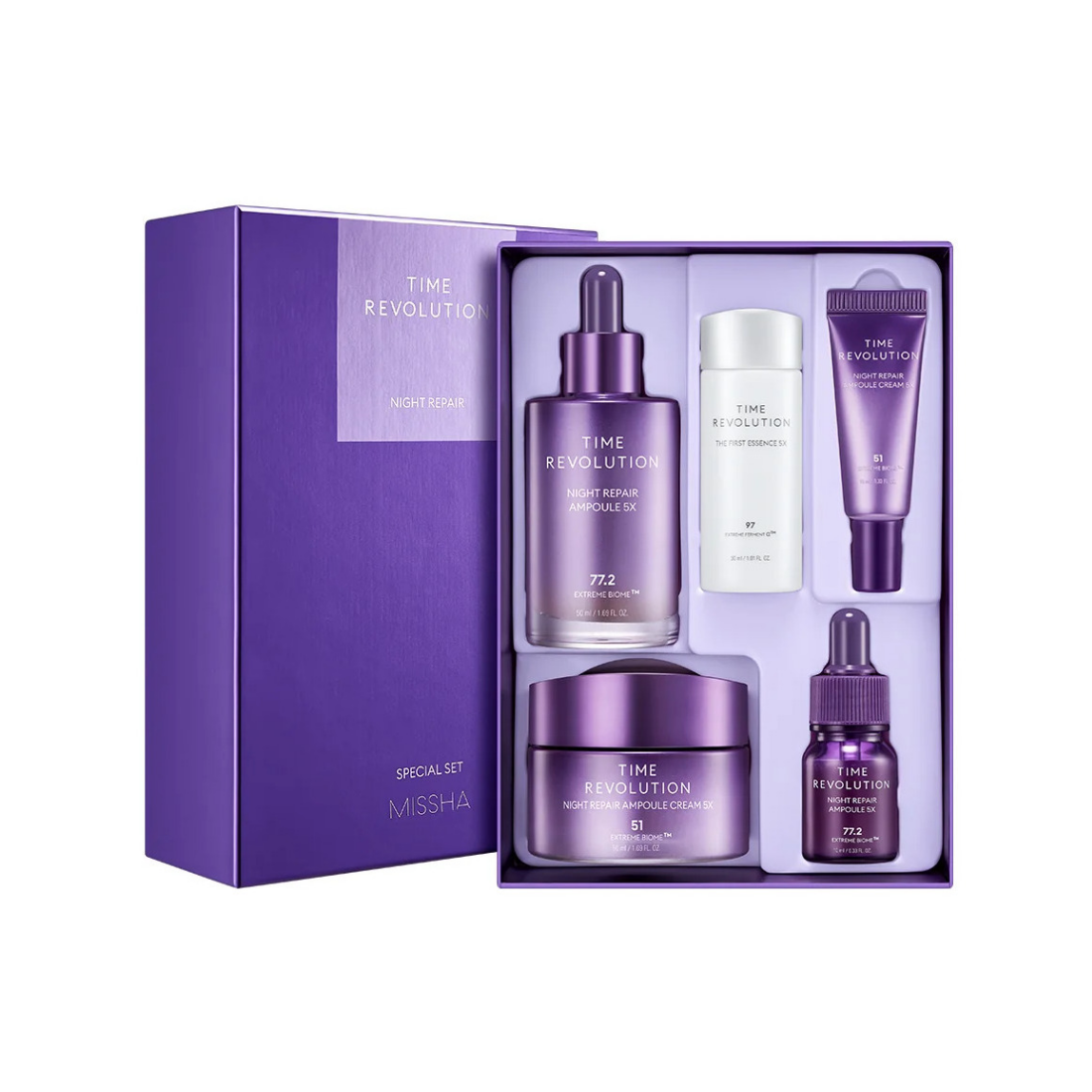 MISSHA Time Revolution Night Repair Special Set 5x rinkinys