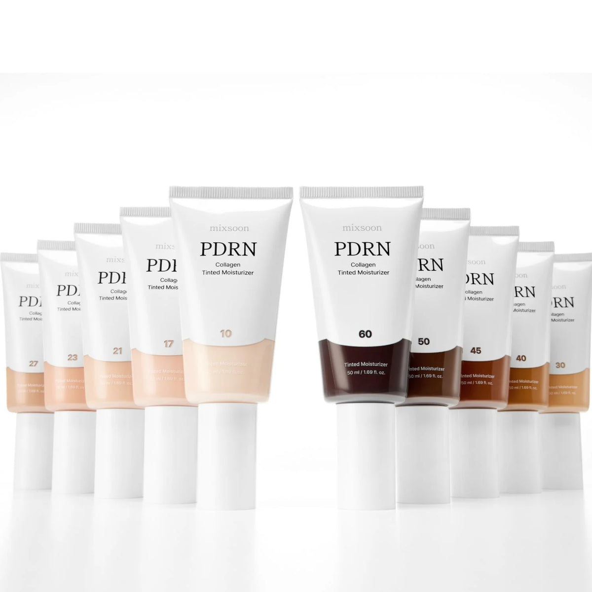 MIXSOON PDRN Collagen Tinted Moisturizer tonuojantis veido kremas