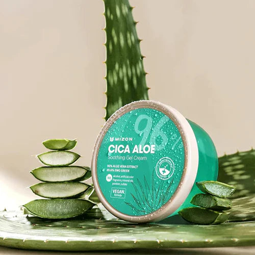 MIZON Cica Aloe Soothing Gel Cream gelis